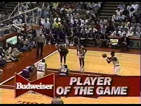 NBA 1994 WCF Game 1 Jazz@Rockets (Hakeem's 41 vs Malone's 32)