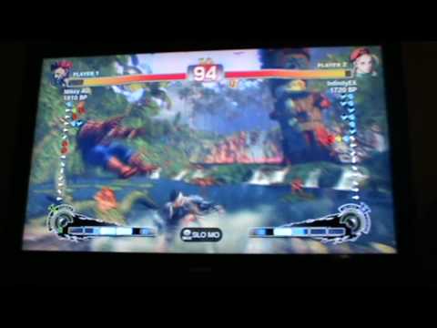 SSFIV - Mikey AU (Akuma) vs InfinityEX (Cammy)