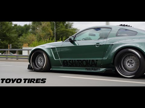 Ford Mustang s197 in Shirokai widebody kit