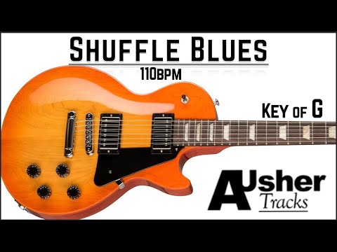 Shuffle Blues 12 Bar in G | Guitar Backing Track