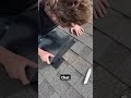 Let’s install our new kitchen hood vent #kitchenhood #roofing #roofer #rooferlife