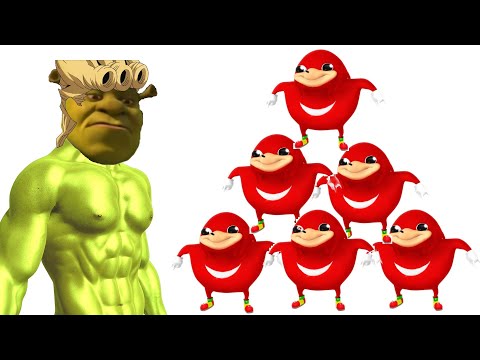 Shrek jojo's vs Uganda Knuckles (Shrek vs Ungada Knuckles) remasterizado
