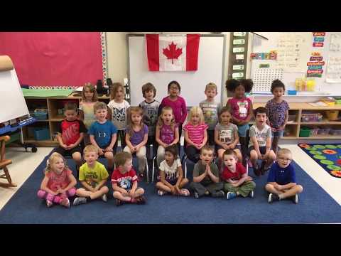 This Is My Canada: Cataraqui Woods Elementary School Jr K/K students