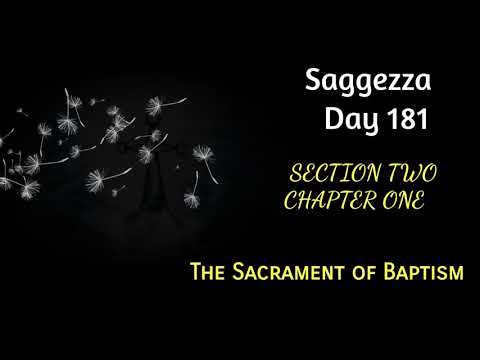 #Saggezza Day 181: Youcat: What happens in Baptism? [3 questions]