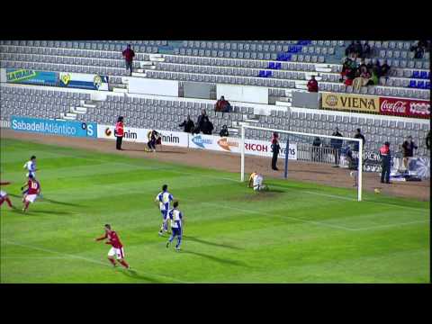 La Liga | Gol de Matilla (1-2) en el CE Sabadell - Real Murcia | 08-12-2012 | J17