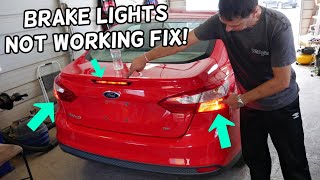 FORD FOCUS BRAKE LIGHTS NOT WORKING OR BRAKE LIGHT STAY ON ALL THE TIME