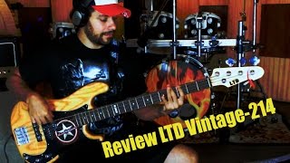 Video thumbnail for REVIEW ESP LTD - Vintage 214 Bass Natural Finish by Artur Meireles
