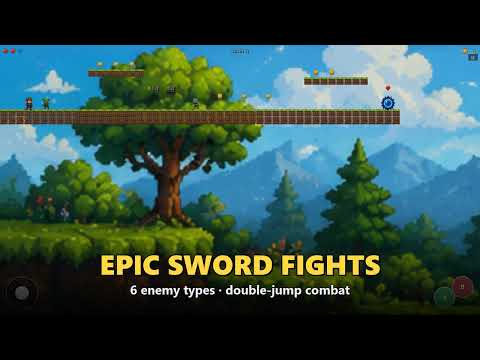 Sword Knight: Pixel Platformer video thumbnail