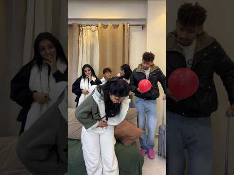 الوالد فرقع  البلونه  بالغلط 😂😂😂