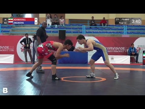 GOLD FS - 65 kg: S. ADHAM KHALIL (IRI) v. M. ZINGAROV (RUS)