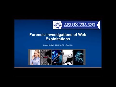 Image thumbnail for talk Forensic Investigations of Web Exploitations