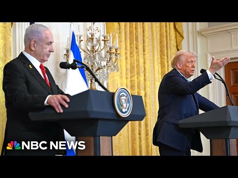 LIVE: Trump and Netanyahu meet to discuss Gaza and Iran tensions | NBC News