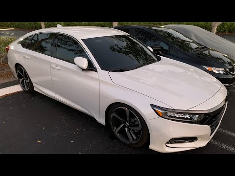 D2 Lowering Springs On Honda Accord Sport 2019. Install by AsianMotors