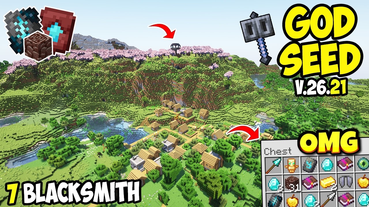 Bedrock seven blacksmith cherry grove seed -4950236789061190943