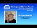 November Distinguished Service Award Winner: Jennifer Campbell