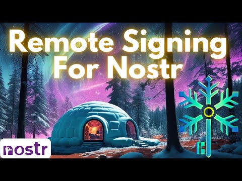 Remote signing and key management protocol for Nostr, using the powers of FROST. video thumbnail