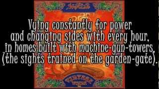 Skyclad - Cancer of the Heart (on screen lyrics)