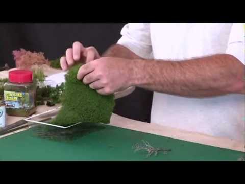 Tree Making Using Foliage Materials