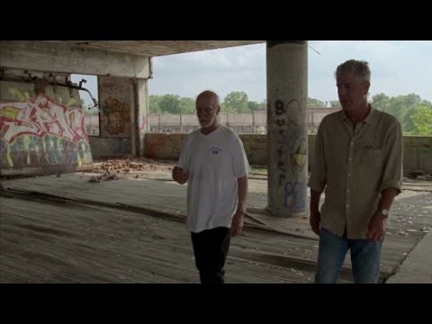 Anthony Bourdain explores Detroit's Packard Plant