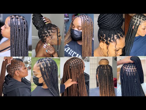 New Braids Hairstyles: Extremely Stylish Knotless Braids Hairstyles for Black Women~Knotless Braids