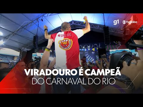 #Viradouro é campeã do #carnaval do #RiodeJaneiro #g1 #JN #Carnavalnog1