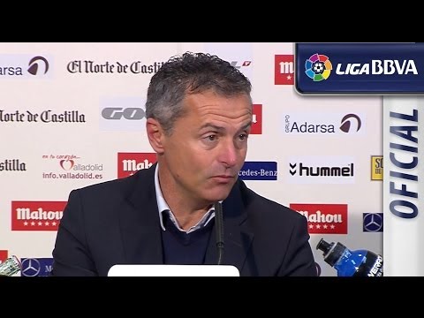 Rueda de Prensa de Escribá tras el Real Valladolid (2-2) Elche CF - HD