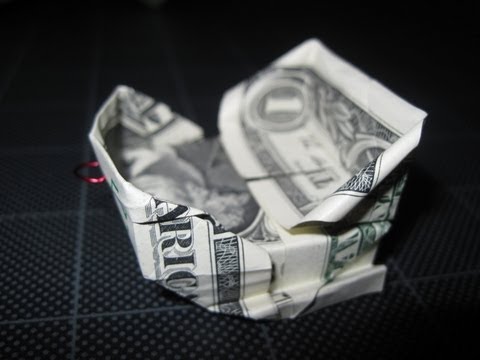 Dollar Origami: Christmas Sleigh / Santa’s Sleigh