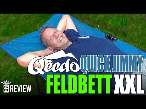 Qeedo Quick Jimmy XXL camp bed large & comfortable camping tent guest bed