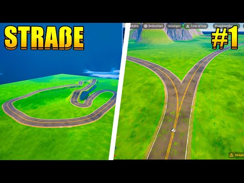 Eine STRASSE auf eurer EIGENEN MAP in Fortnite Creative 2.0 | UEFN Tutorial Deutsch