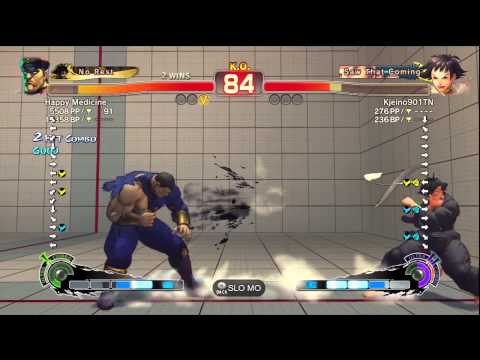 Happy Medicine (M.Bison/Dictator) vs. Kjeino901TN (Makoto) SSF4:AE XBL Match