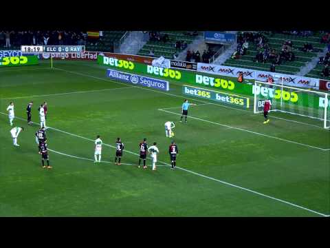 Gol de Albacar (1-0) en el Elche CF - Rayo Vallecano - HD