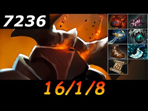 Dota 2 Chaos Knight 7236 MMR 16/1/8 (Kills/Deaths/Assists) Ranked Full Gameplay