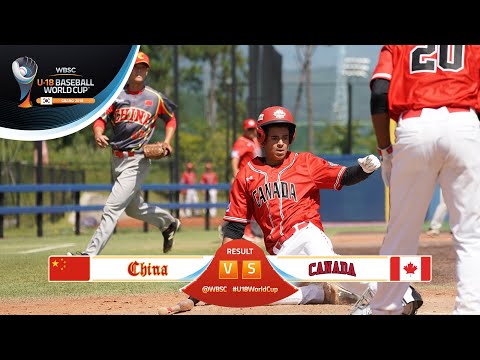 Highlights: China vs Canada - U-18 Baseball World Cup 2019