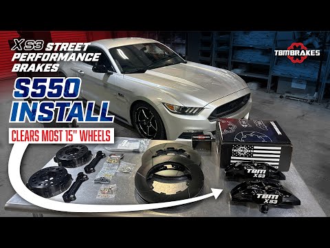 New XS3 Lightweight S550 Street Performance Brake Kit