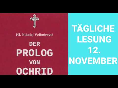 Der Prolog von Ohrid vom 12. (25.) November