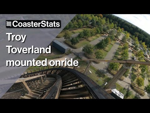 Troy onride - Toverland [4K 60FPS]