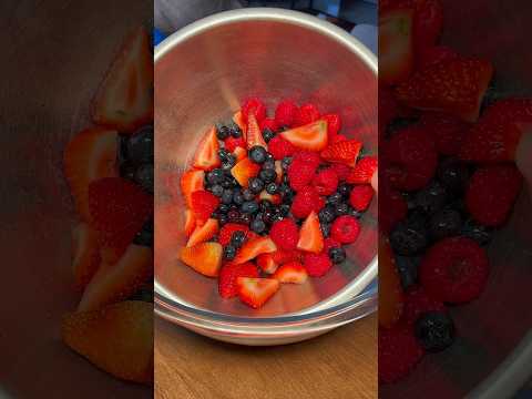 Berry Blast Sorbet Recipe! Using the Ninja creami! #sorbet #fruit #icecream #easydessert