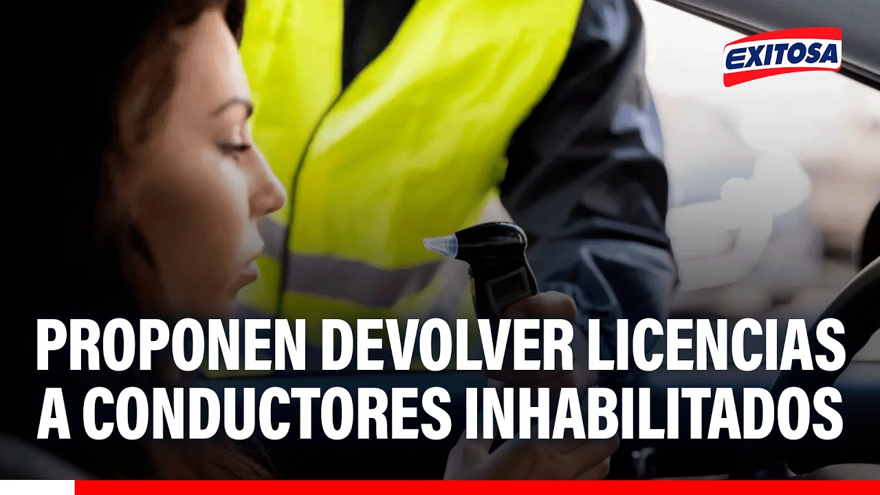 🔴🔵 Proponen devolver licencias a conductores inhabilitados para casos de accidentes sin muertos