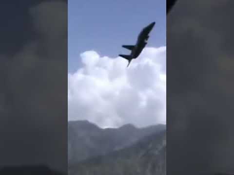 Combat Show of Force by F-16 and F-15