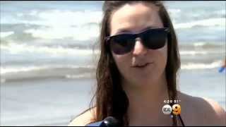 Crowds Flock To Huntington Beach As Temperatures Warm Up