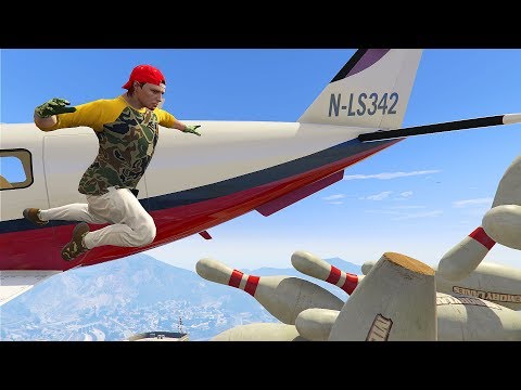 GTA 5 Epic Plane Crash | Ragdoll vol.8 (Euphoria physics)