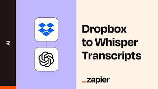 Unlock AI Powered Transcription: Connect Dropbox to Whisper with Zapier