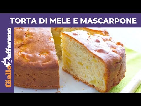 TORTA DI MELE E MASCARPONE: sofficissima e senza burro!