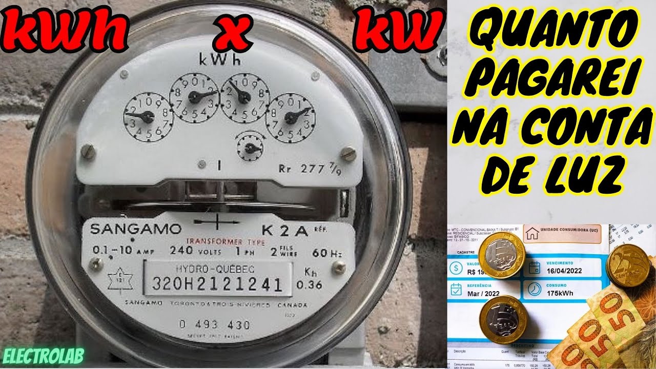 Qual a diferença entre kW e kWh e como Calcular Consumo e Valor na sua Conta de Luz!