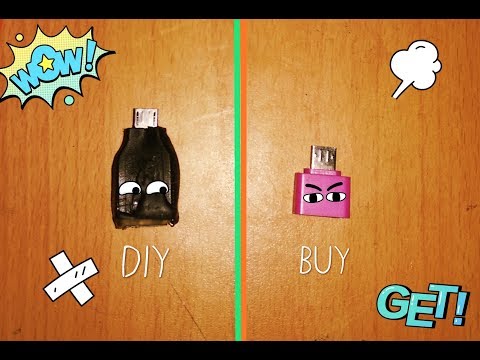 OTG CABLE- Turn any data cable  to OTG cable (DIY to OTG)