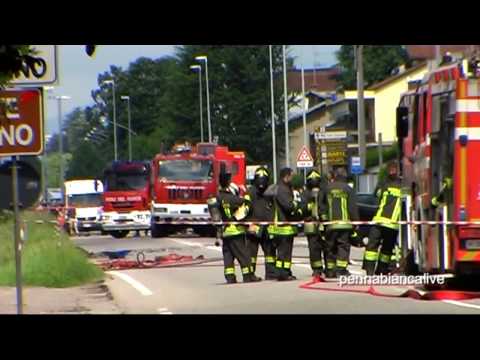 Frontale tra Tir-Auto- Province divise in due-Como-Varese