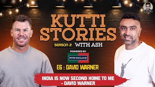 India is now second home - David Warner | Kutti Stories with Ash | R Ashwin