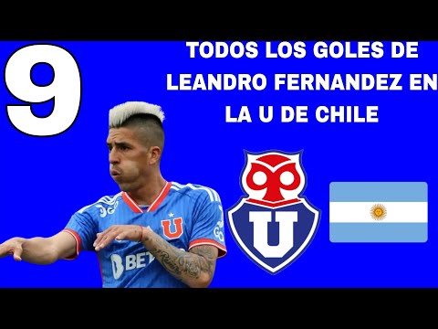 Todos los goles de Leandro Fernández en la U de Chile | 2023-2025