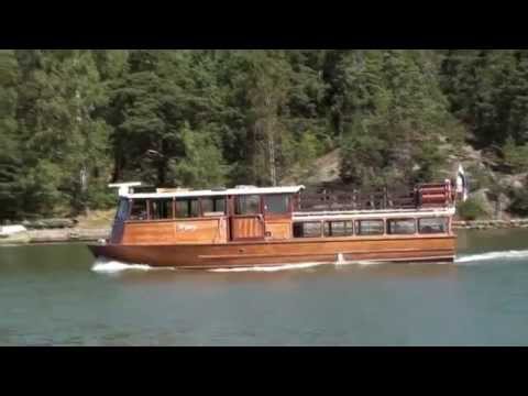 Boat Passing Through Vartiosaari Strait 16.8.2015