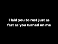 Straight Out of Line by Godsmack w/ lyrics